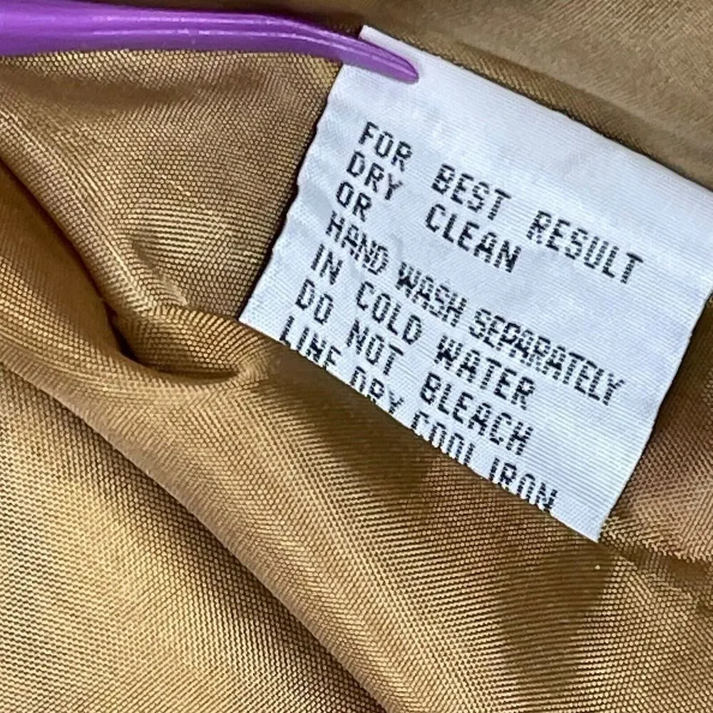 Vintage Studio Ray Track Jacket Womens Petite Med Silk Lined Switzerland Art - Picture 5 of 15